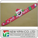 OEM custom soft PVC wristband for Christmas gift
